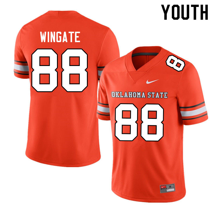 Youth #88 Donnie Wingate Oklahoma State Cowboys College Football Jerseys Sale-Alternate - Click Image to Close
